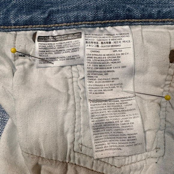 Levi’s 501 Original Fit Jeans | Button Fly | Classic Straight Leg | W38 L32 - Picture 6 of 11